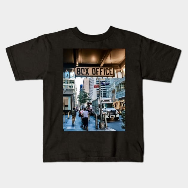 Times Square, Manhattan, New York City Kids T-Shirt by eleonoraingrid